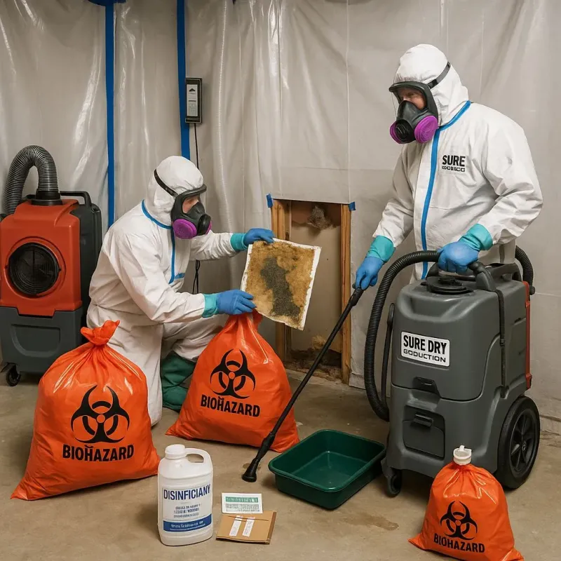 Contaminated Water Handling Protocols process in Tehama County, CA